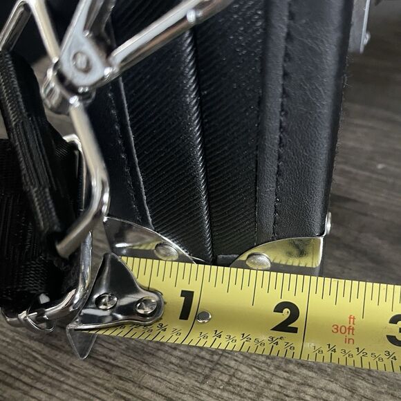 Lord Culture Women Black With Metal Hardware Hard Case Bag Crossbody - Picture 11 of 11